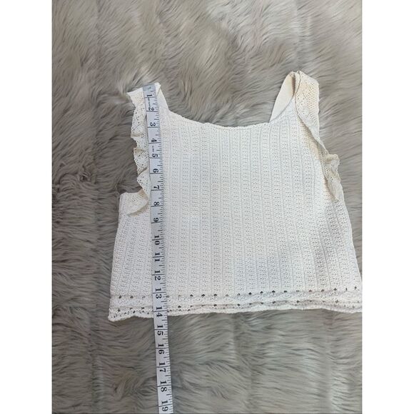 Zara Crochet Knit Crop Top Size 11-12 - Picture 5 of 6